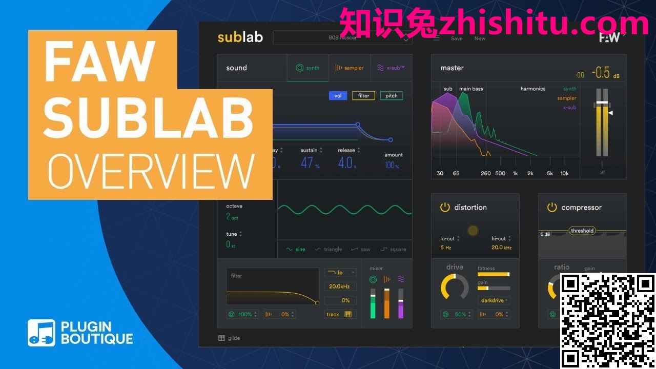 Future Audio Workshop SubLab XL for mac v1.0.2 低音提琴插件