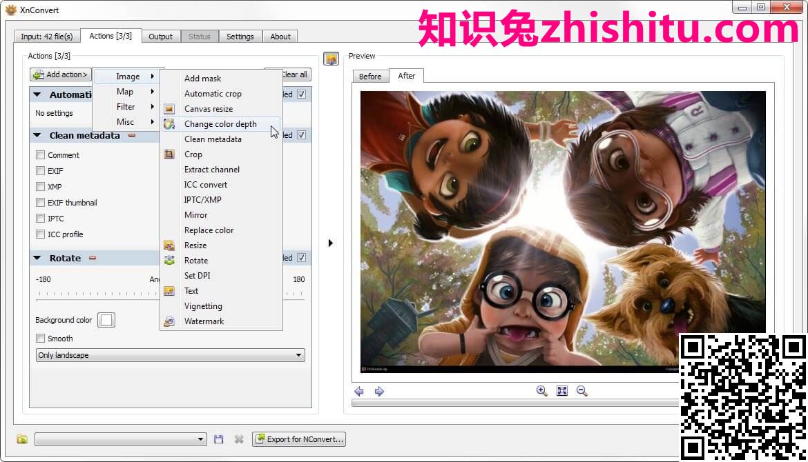 XnConvert v1.96 批量图像转换器