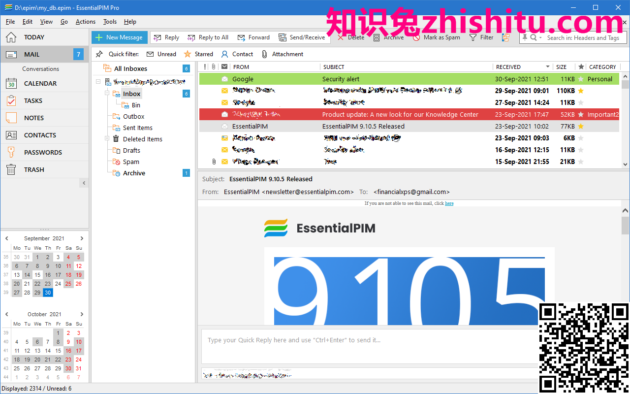 EssentialPIM Pro Business v11.1.9 个人信息管理工具