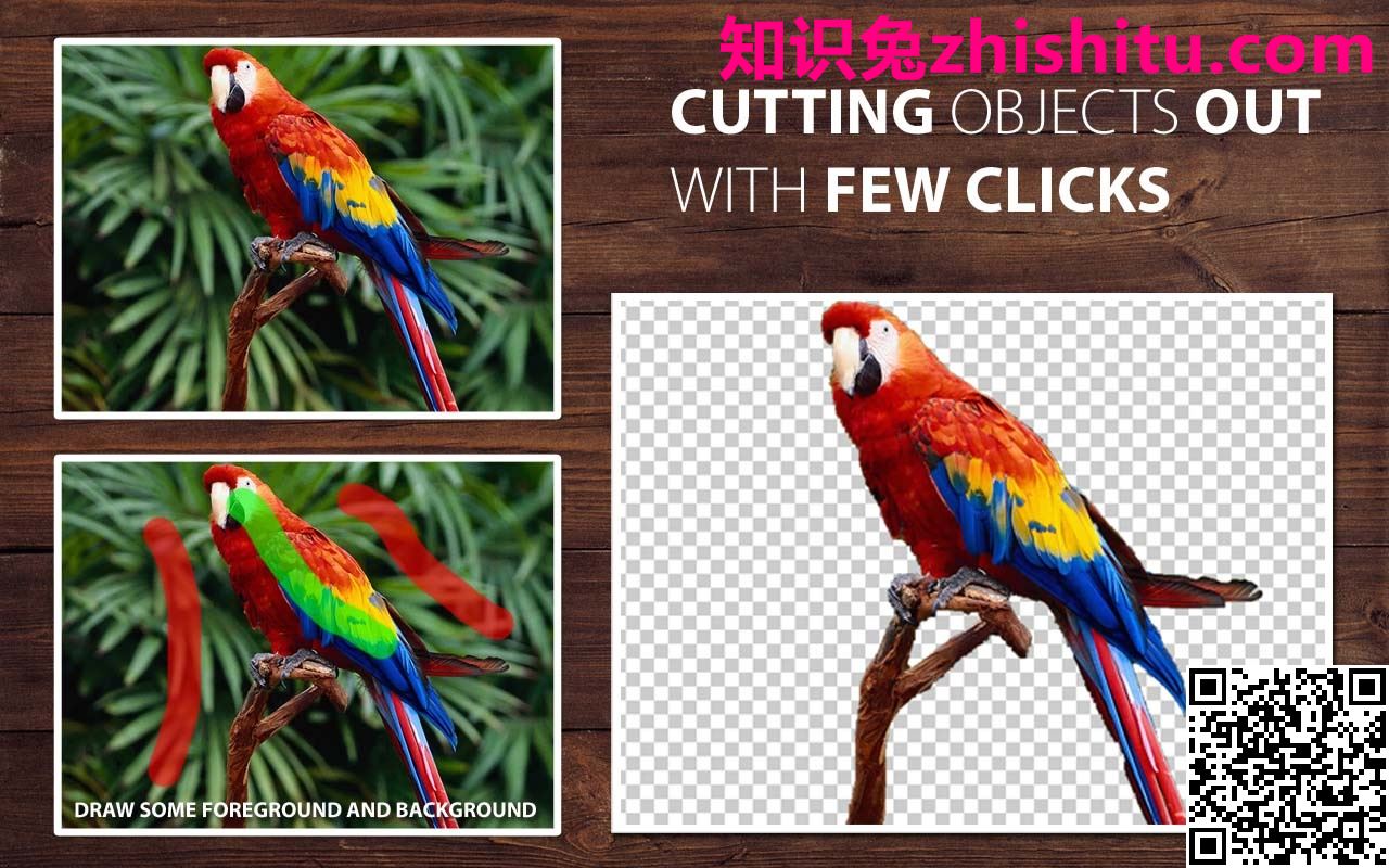 PhotoScissors v9.0.1 AI智能删除图像背景软件