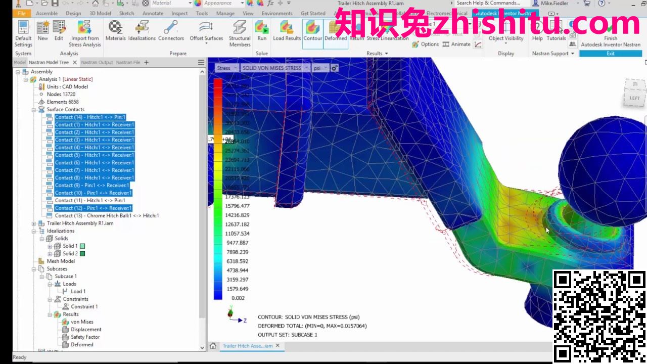 Autodesk Inventor Nastran 2023.2.0 跨越多种分析类型工具