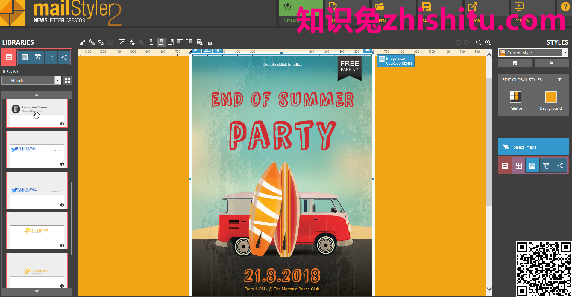 MailStyler Newsletter Creator Pro v2.22.10.03 邮件模板编辑工具