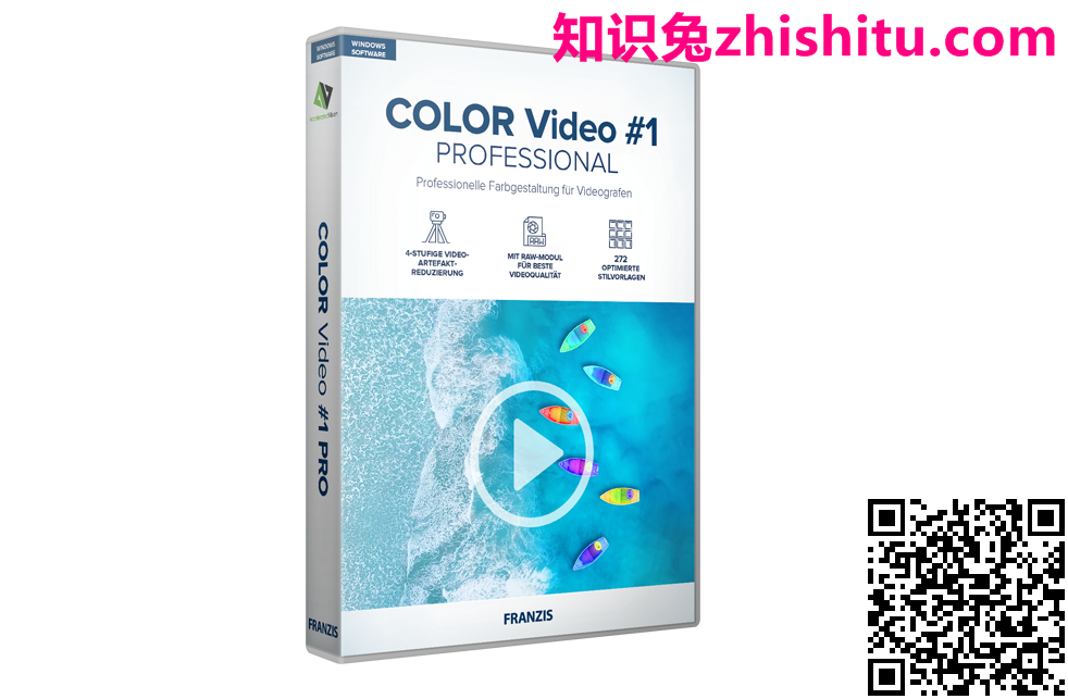 Franzis COLOR Video #1 professional v1.12.03822 视频剪辑后期处理软件