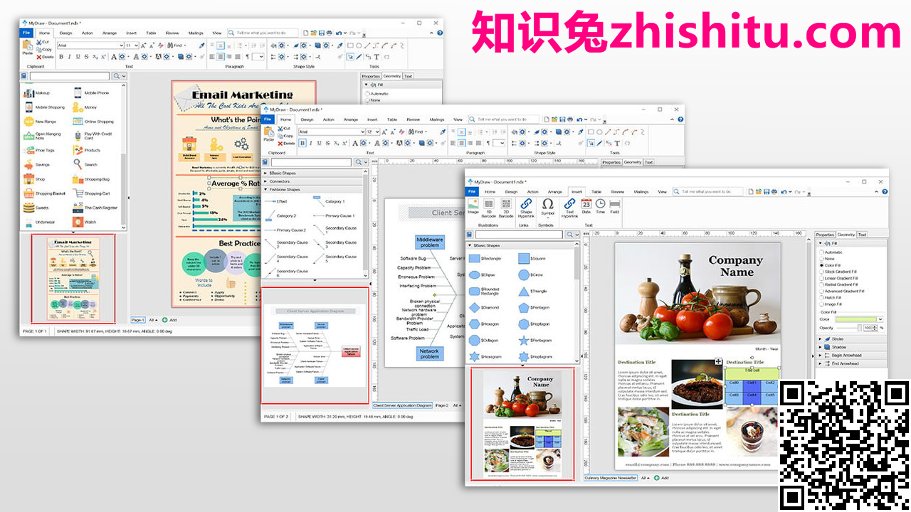 MyDraw v5.3.0 思维导入流程制作软件