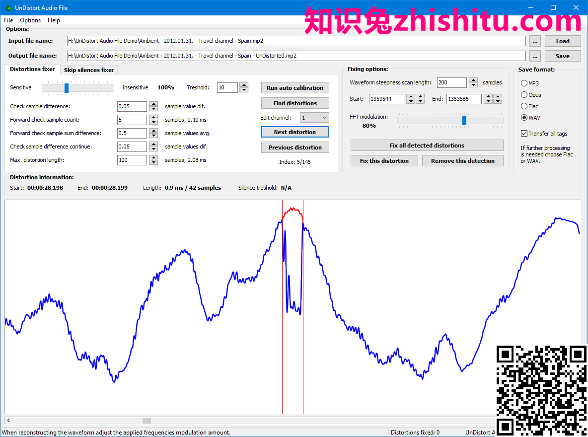 3delite UnDistort Audio File v1.0.28.54 专业音频修复软件