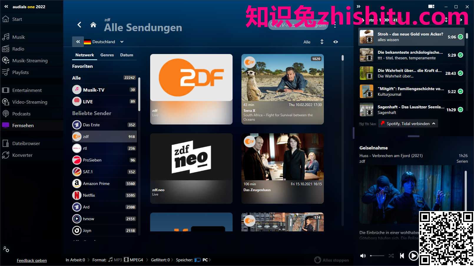 Audials One Platinum 2022.0.248 音乐流媒体软件