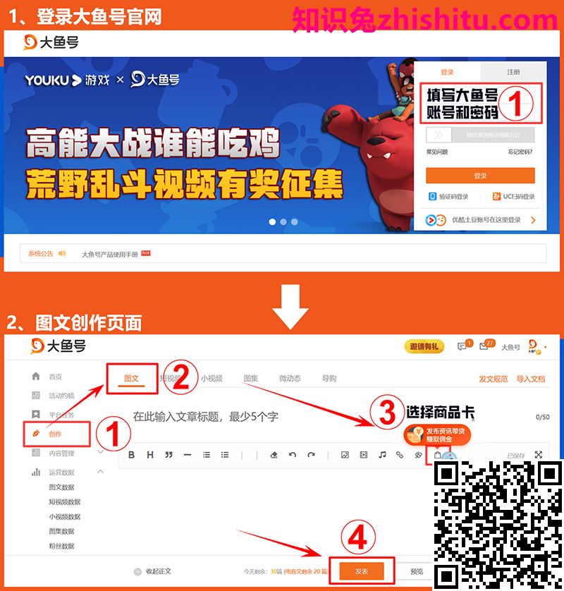 大鱼号：基础篇·图文商品推广权益使用手册