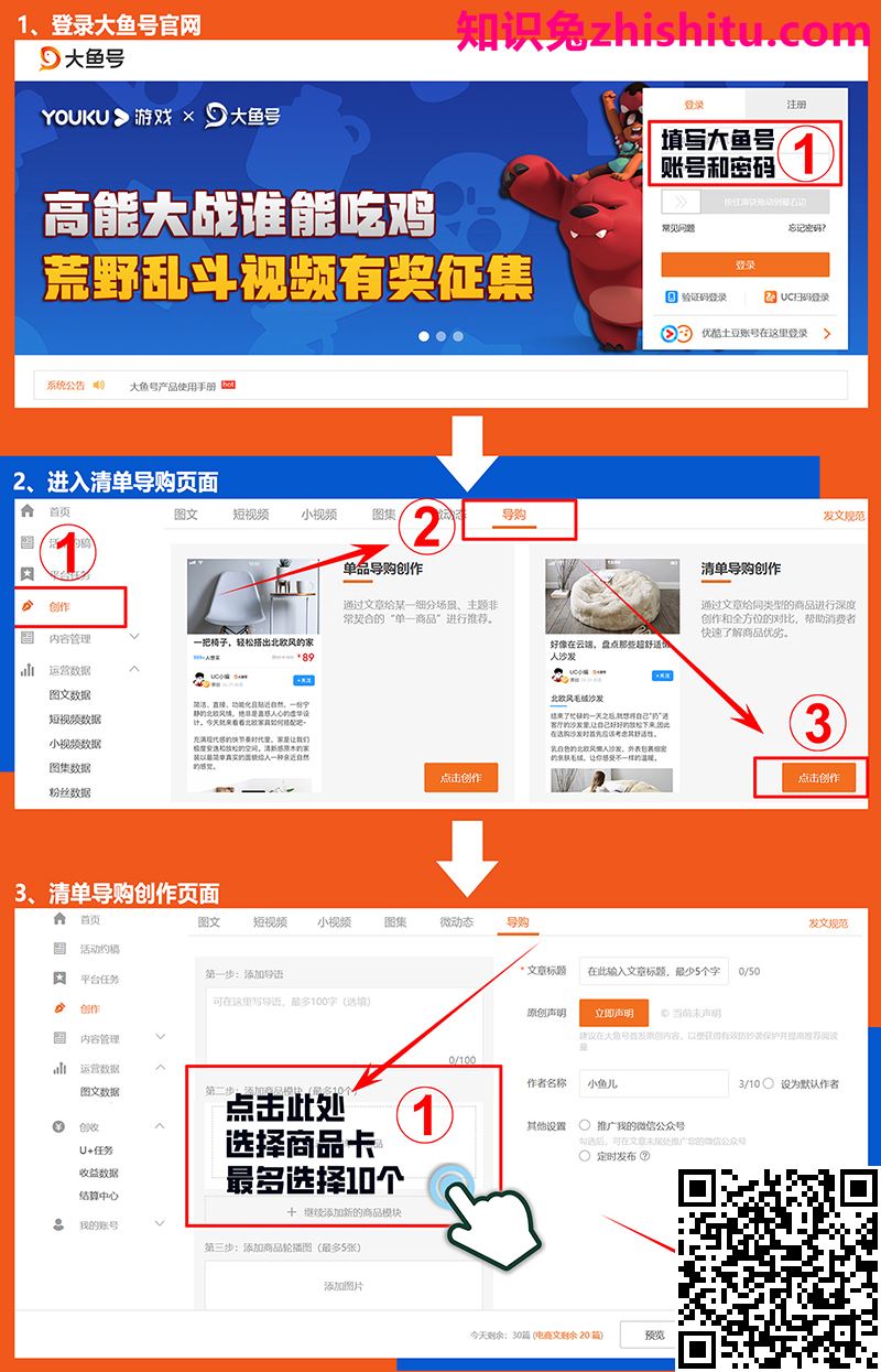 大鱼号：基础篇·图文商品推广权益使用手册