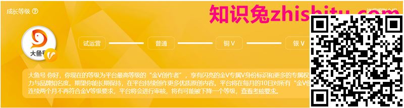 大鱼号的成长等级