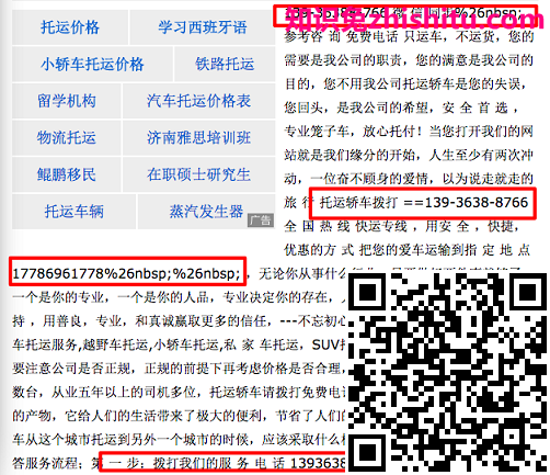 细雨算法促进页面标题作弊，包含冒充官网等