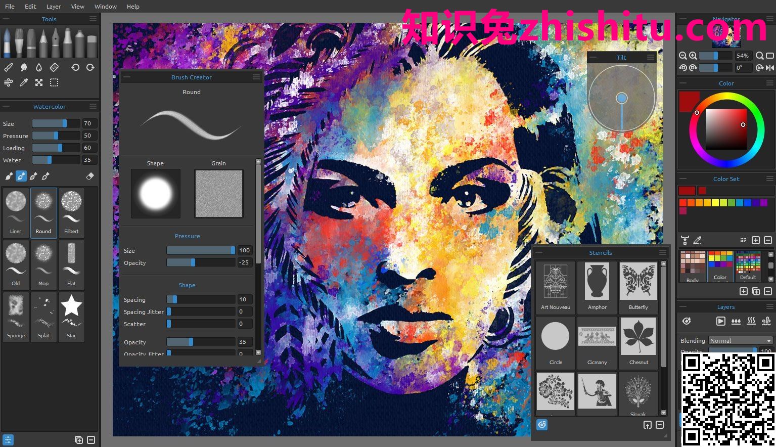 Jixipix Watercolor Studio v1.4.12 AI图像彩画软件