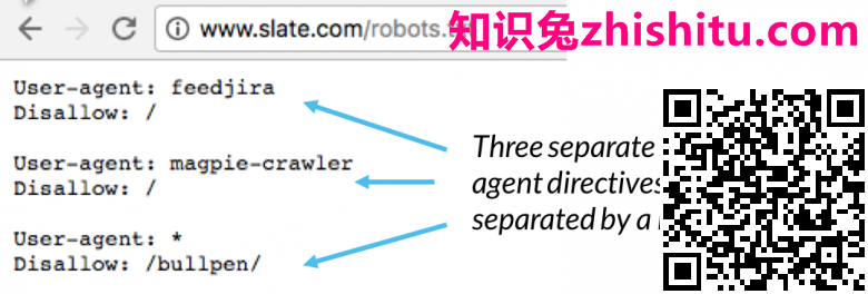 由换行符指定的用户代理指令。 由换行符指定的用户代理指令。