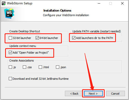 WebStorm 2020下载安装教程-8