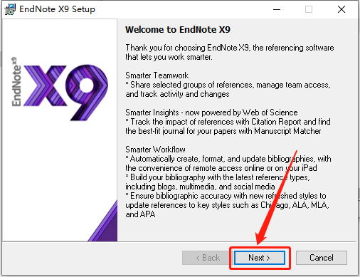 EndNote X9下载安装教程-4 EndNote X9下载安装教程-4