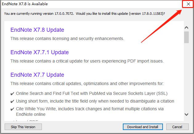 EndNote X7下载安装教程-17 EndNote X7下载安装教程-17