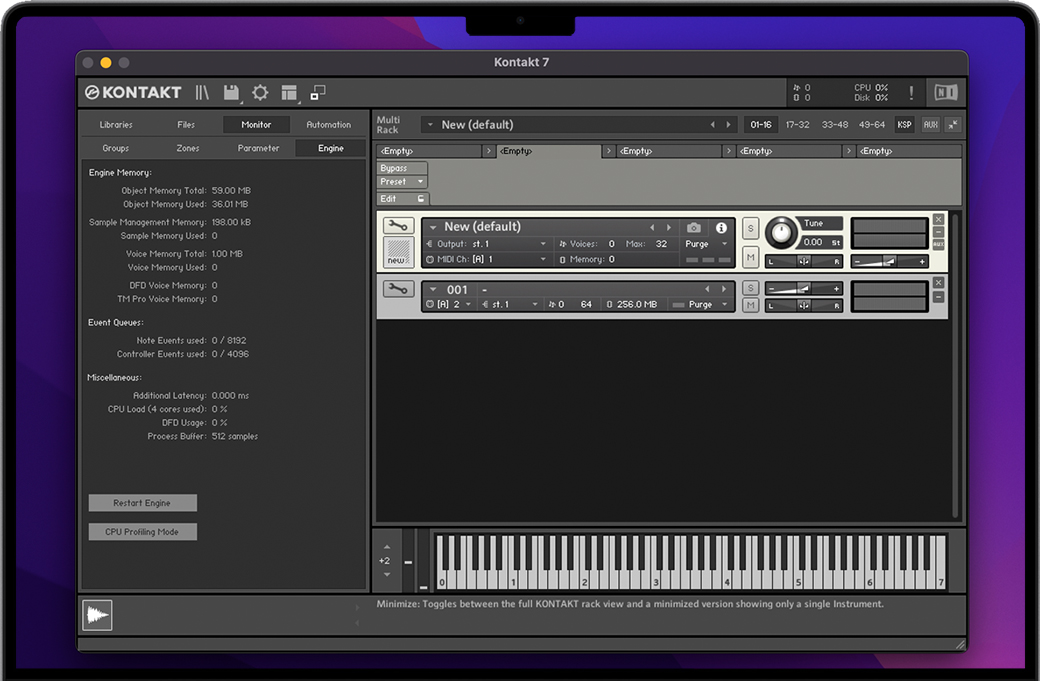Kontakt 7 for Mac v7.1.3 苹果音色库/音源音色合成器/采样器 完整版本下载