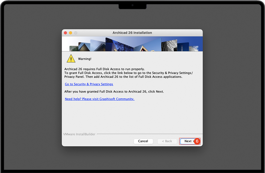 Archicad需要访问macOS磁盘权限 Archicad需要访问macOS磁盘权限