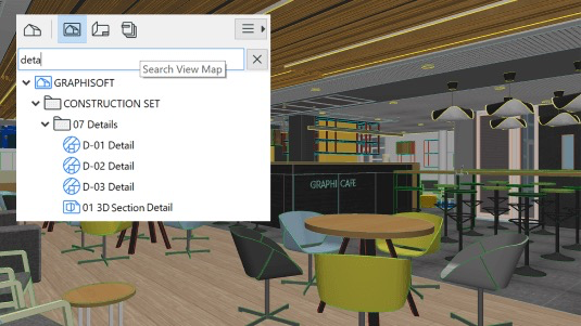 导航器搜索 Archicad for Mac导航器搜索