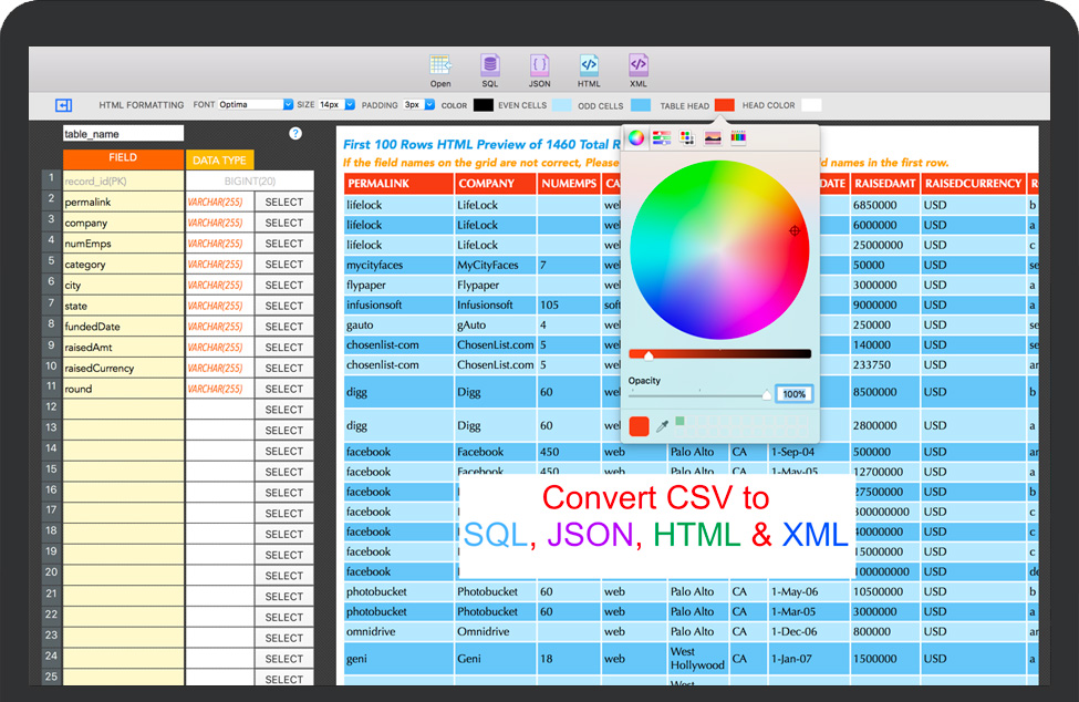 CSV Converter Pro for Mac v2.2 CSV文件编辑转换工具 完整版免费下载