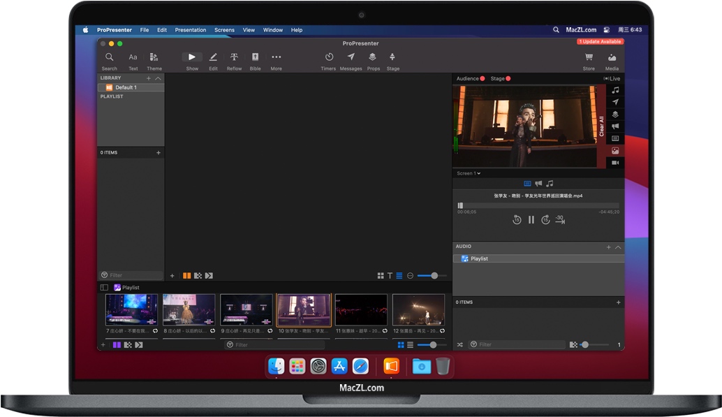 ProPresenter for Mac v7.4.2 苹果电脑现场演出 媒体演示应用 汉化版下载