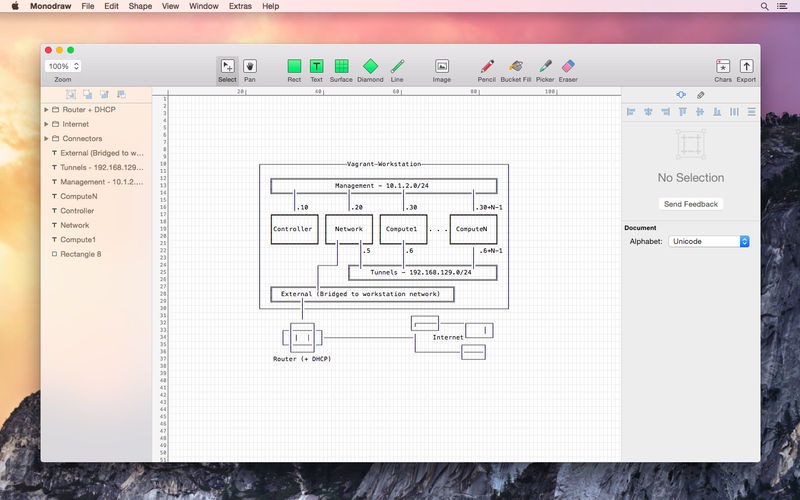 Monodraw for Mac 1.4 苹果电脑ASCII艺术编辑软件 完整版免费下载