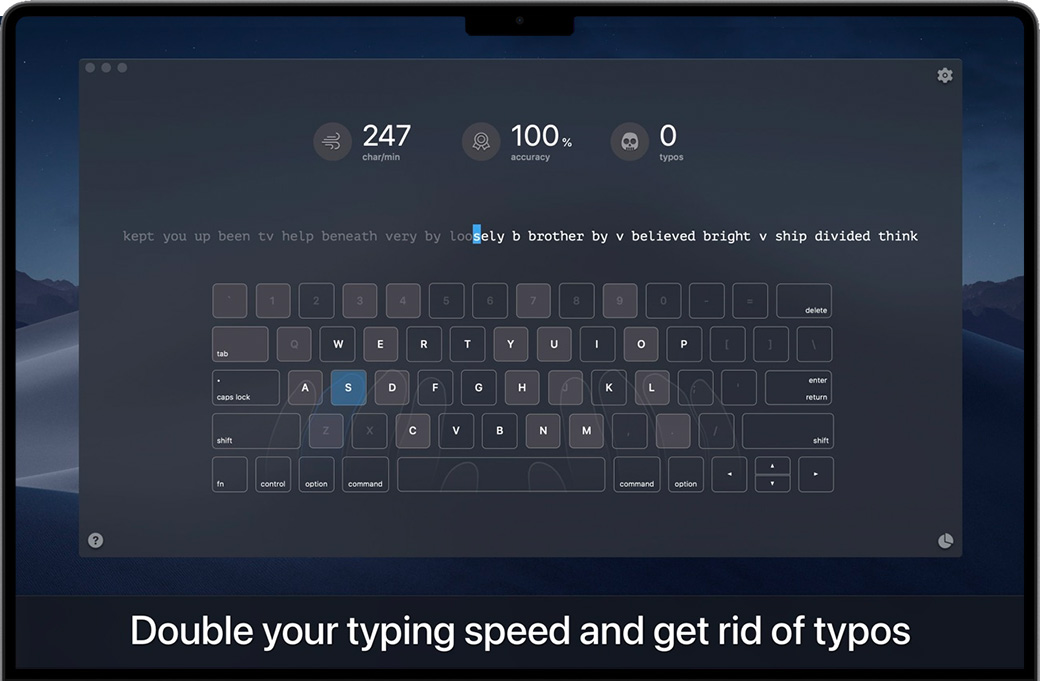 KeyKey for Mac v2.9.5 苹果macOS键盘打字辅导练习程序 完整版免费下载