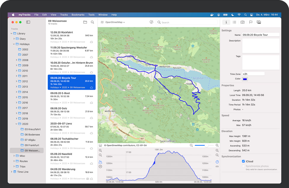 myTracks for Mac v4.1.0 苹果电脑GPS轨迹记录应用程序 破解版免费下载