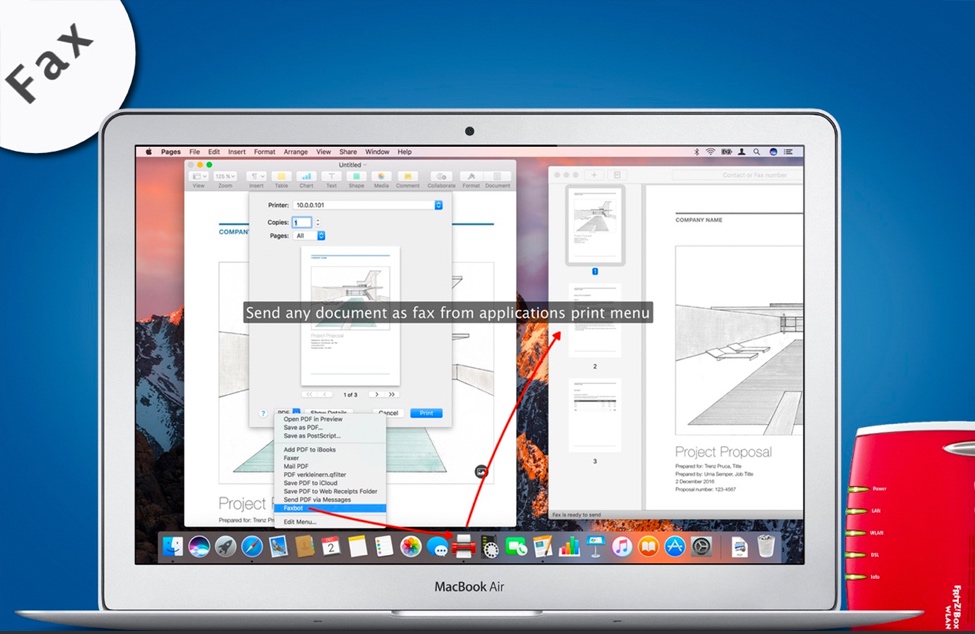 Faxbot for Mac v2.6.2 苹果电脑智能传真发送软件 破解版下载