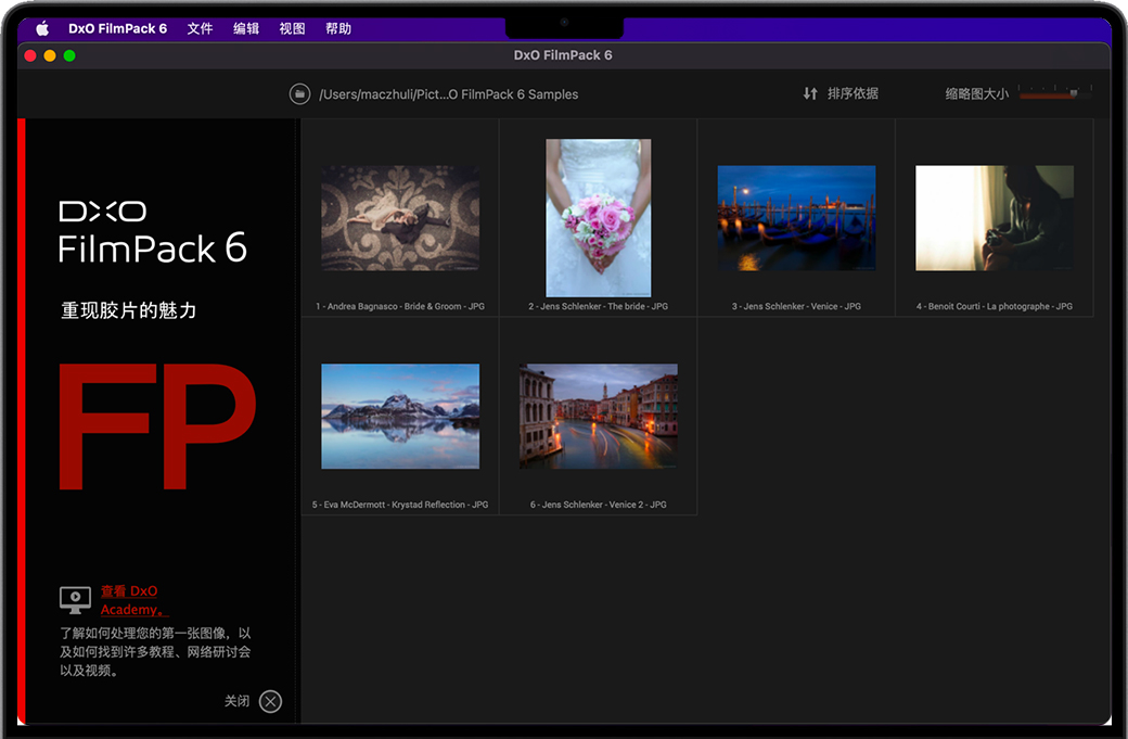 DxO FilmPack for Mac v6.6.0.1 苹果PS软件模拟电影胶片滤镜插件 中文完整版下载