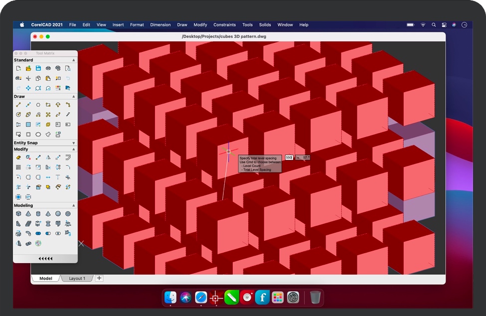 CorelCAD for Mac v2021.2.1 苹果2D制图和3D设计CAD软件 中文破解版下载