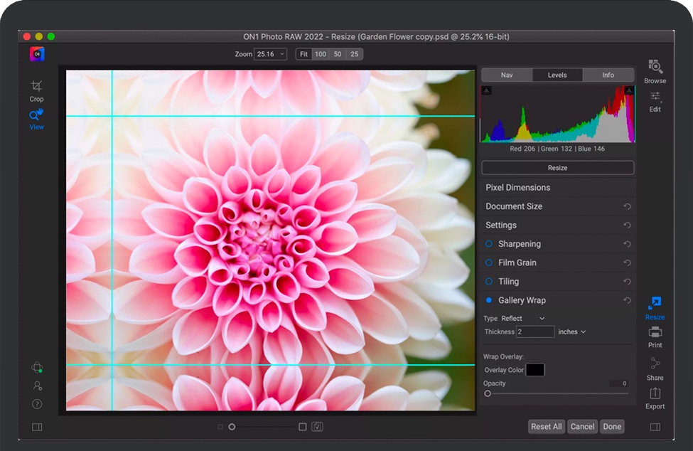 ON1 Photo RAW 2022 for Mac v16.5.1 苹果RAW图像处理软件 中文完整版急速下载