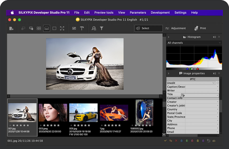 SILKYPIX Developer Studio Pro 11E for Mac v11.0.5.0 苹果RAW数码照片处理 完整版下载