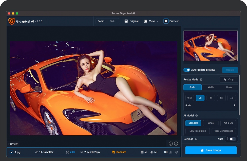 Gigapixel AI for Mac v6.1.0 苹果电脑AI图像无损放大软件 破解版下载