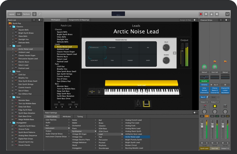MainStage 3 for Mac v3.6.2 苹果电脑音乐人的现场演出装备 中文完整版下载