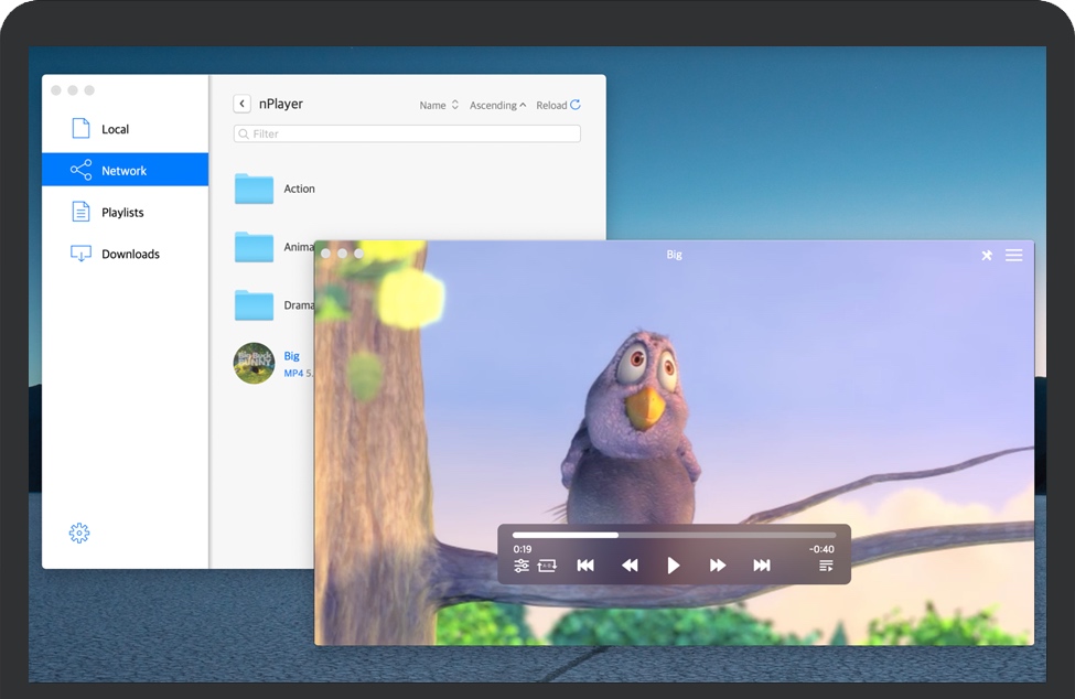 nPlayer for Mac v1.4.0 NAS局域网视频播放器 中文破解版免费下载