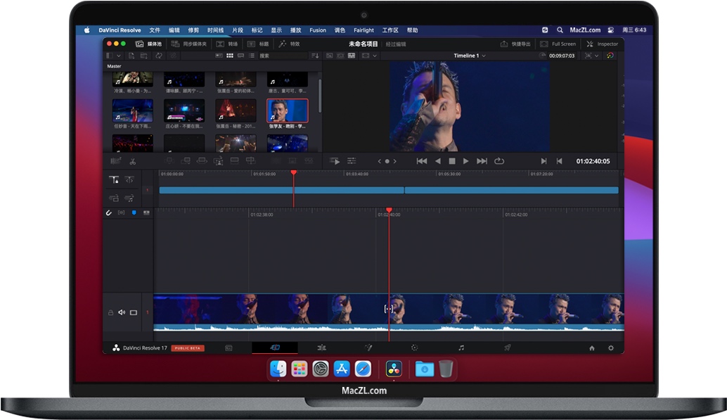 DaVinci Resolve Studio for Mac v17.4.6 苹果电脑达芬奇调色软件 中文破解版下载