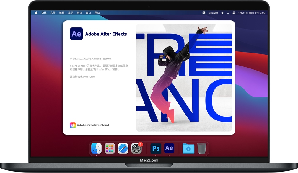 After Effects 2021 for Mac v18.2.1.8 苹果AE软件 中文一键安装版下载