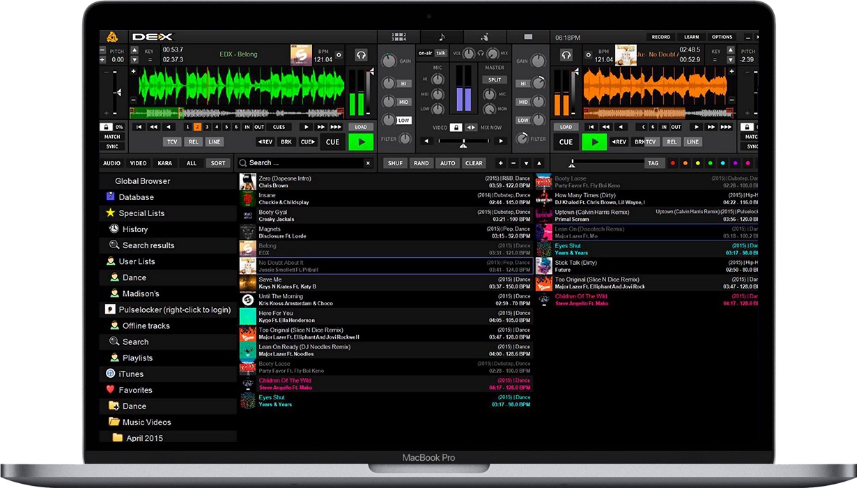 PCDJ DEX 3 for Mac v3.18.0.0 苹果电脑专业DJ软件 完整版下载