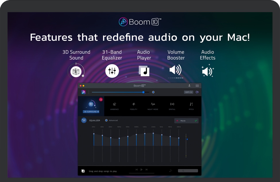 Boom 3D for Mac v1.3.16 苹果音量增强器和均衡器 中文破解版下载