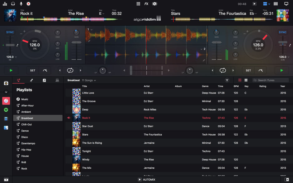 djay Pro 2 Mac v2.1.1 专业的DJ软件 DJ工具包 破解版下载
