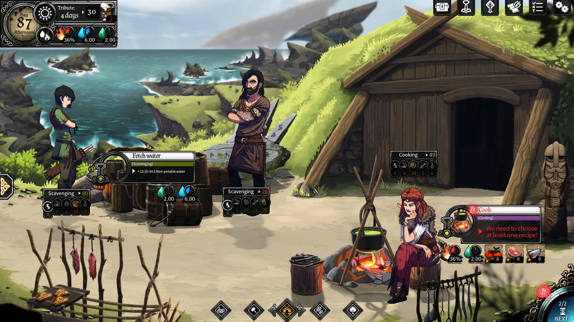 死在文兰(Dead In Vinland) for Mac v1.3 RPG冒险生存管理类游戏