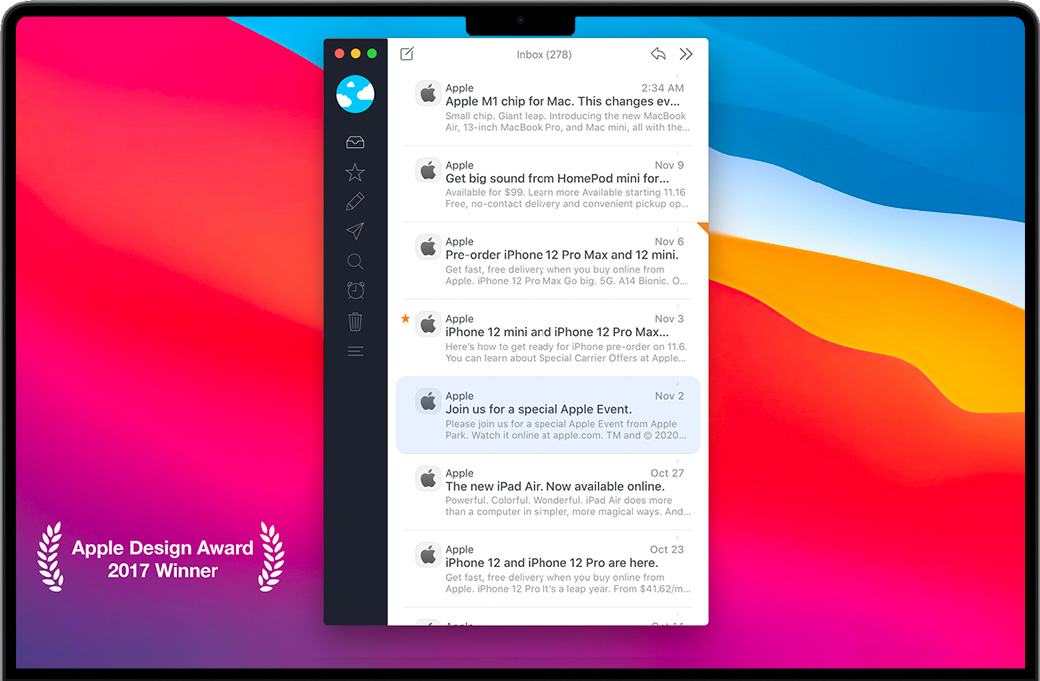 Airmail 5 for Mac v5.5.7 苹果Email电子邮件客户端 中文完整版免费下载