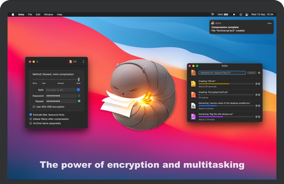 Keka for Mac 苹果电脑系统压缩解压软件 开源免费中文版下载