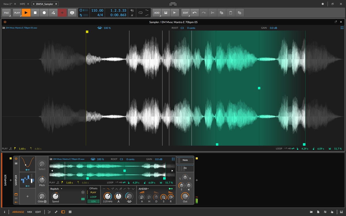 Bitwig 采样器.jpg Bitwig 采样器.jpg