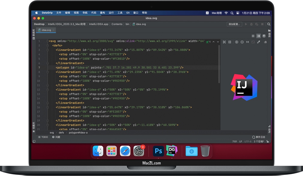 DataGrip for Mac v2020.3.2 数据库管理软件 中文汉化破解版下载