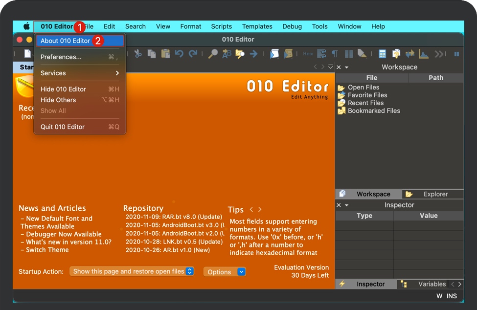 知识兔点击About 010 Editor 知识兔点击About 010 Editor