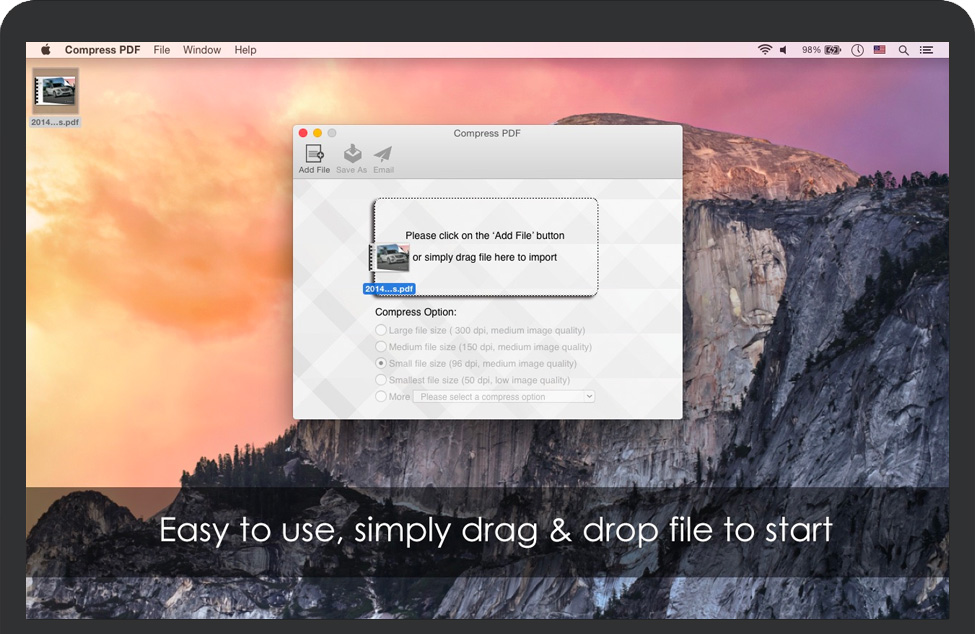 Compress PDF for Mac v2.0.0 苹果电脑PDF压缩工具 中文破解版免费下载