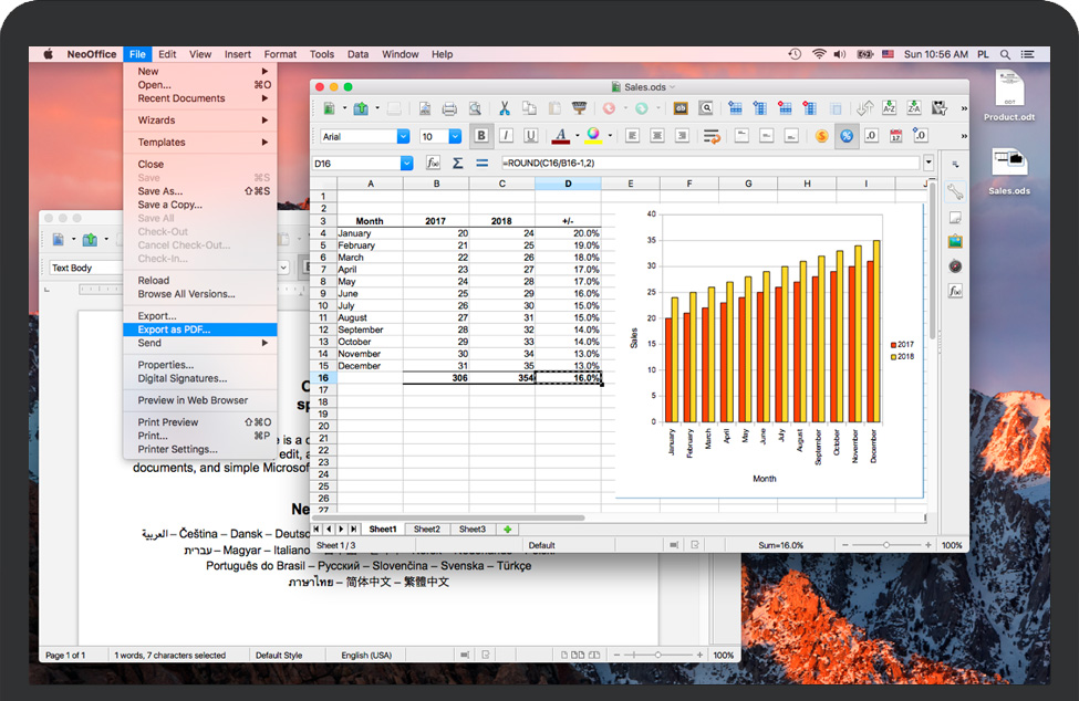 NeoOffice for Mac v2017.33 苹果电脑完整的办公套件 中文破解版下载
