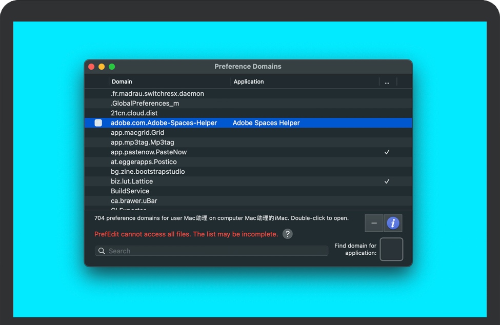 PrefEdit for Mac v5.0 苹果应用配置文件清理及编辑器 破解版免费下载