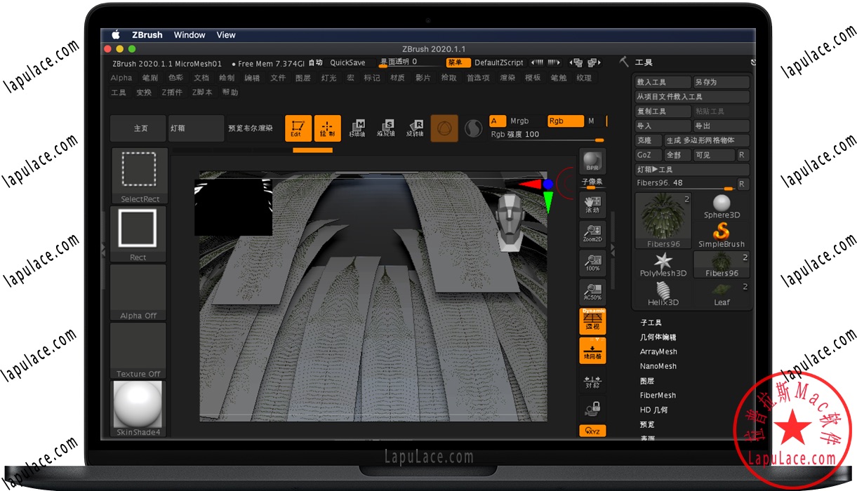 Pixologic ZBrush for Mac 2020.1.1 数字雕刻 3D设计绘画软件